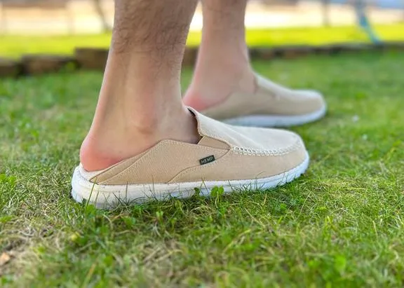 8000 kicks EU Slip-On Men Sunslide Hemp Beige