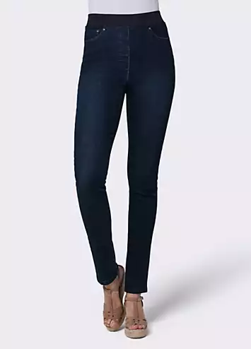 Creation L Pull-On Slim Leg Jeans | Grattan