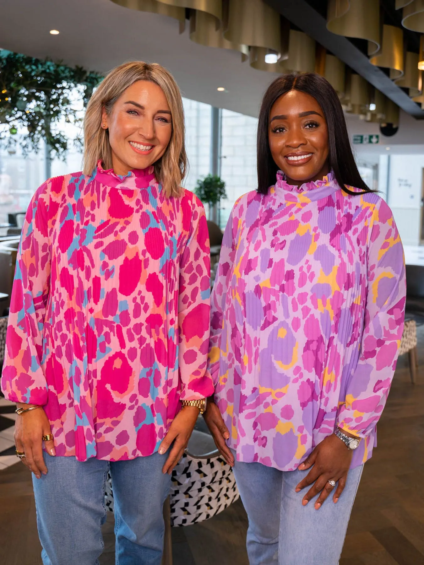 Lucie Multi Abstract Top - 4 Colours