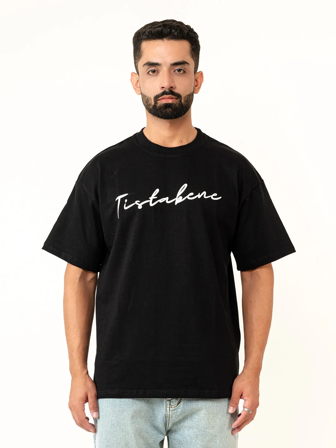 Need Bills For Benz Puff Print Oversized T-Shirt