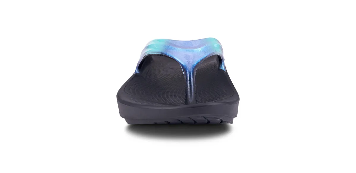 OOFOS Women's OOlala Luxe Sandal-ATLANTIS
