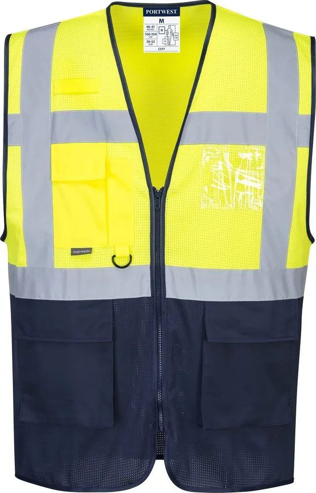 Portwest Hi-Vis Two Tone MeshAir Executive Vest