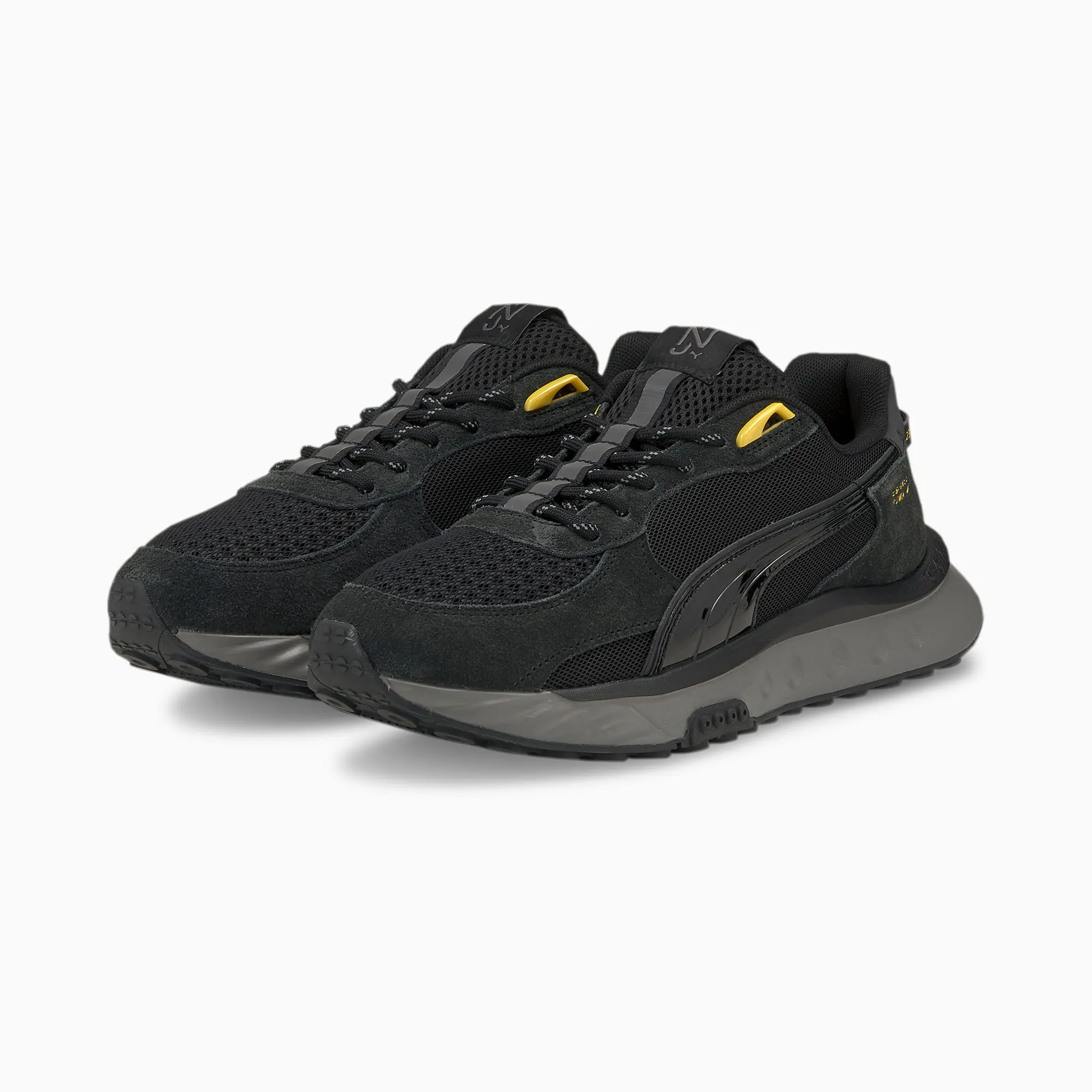 Puma Neymar Jr. Wild Rider Black Sneakers - Puma Black-CASTLEROCK