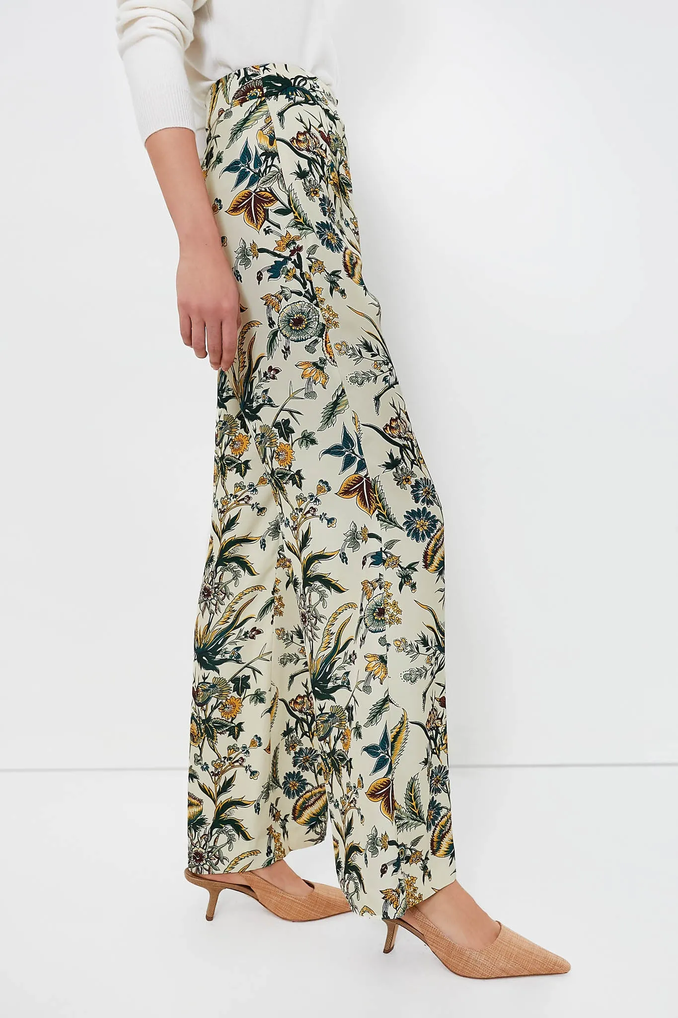 Sharp Floral Erin Pants
