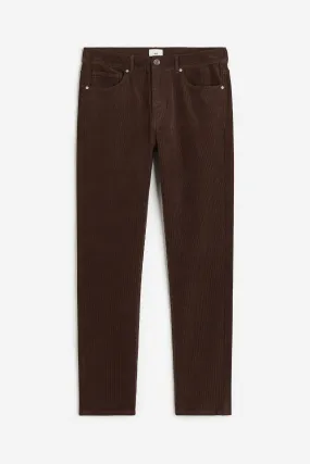 Slim Fit Corduroy Pants