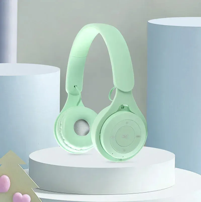 Stereo Headset 5.0 Bluetooth Folding Wireless Earphone Gaming