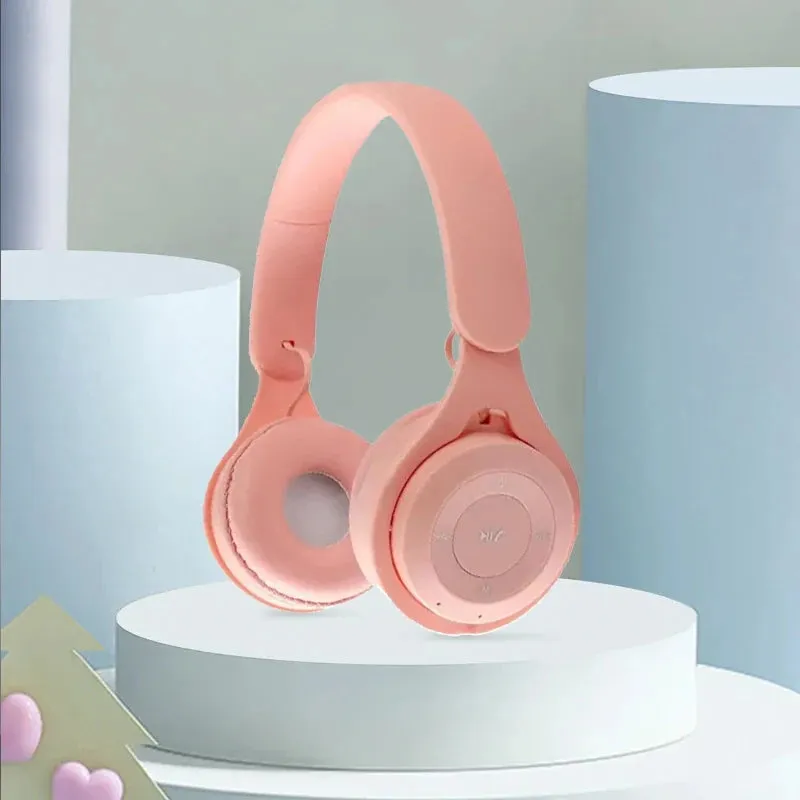 Stereo Headset 5.0 Bluetooth Folding Wireless Earphone Gaming
