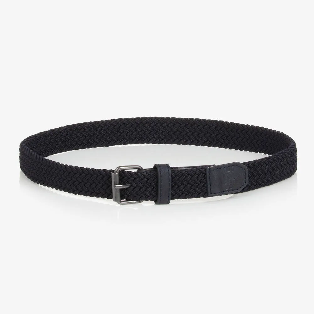 Teen Navy Blue Woven Belt
