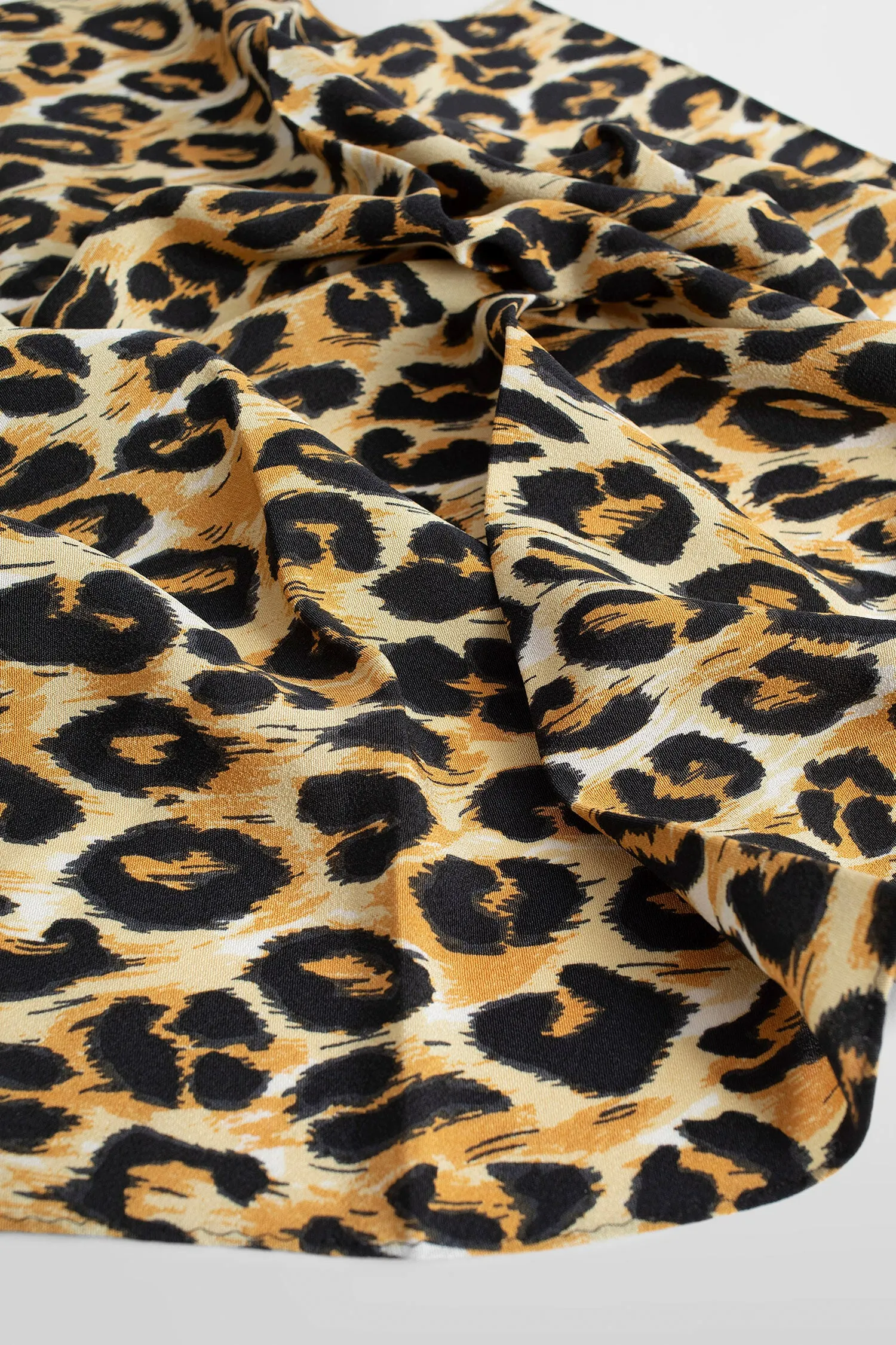 visvim leopard silk scarf