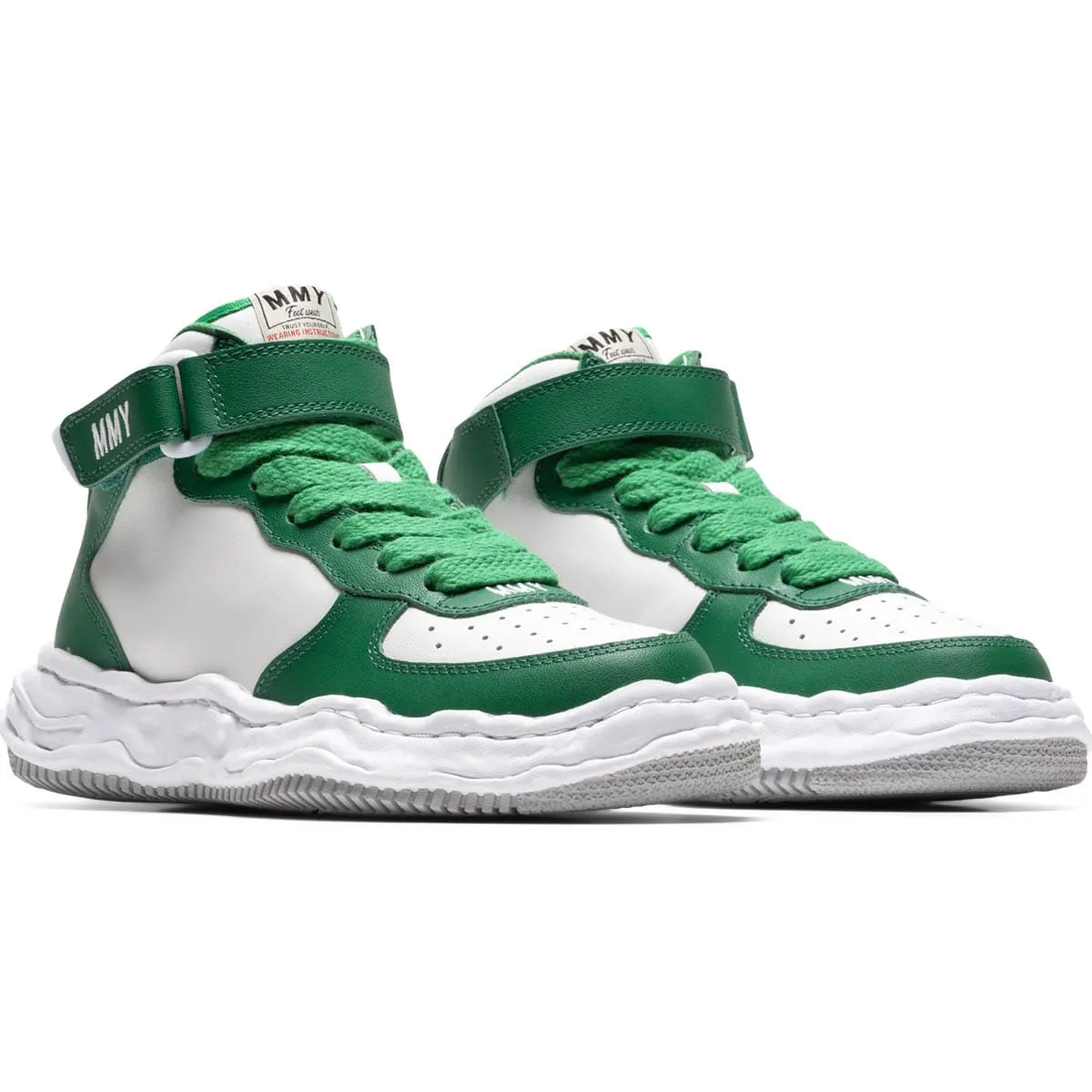 WAYNE HIGH GREEN/WHITE | Bodega