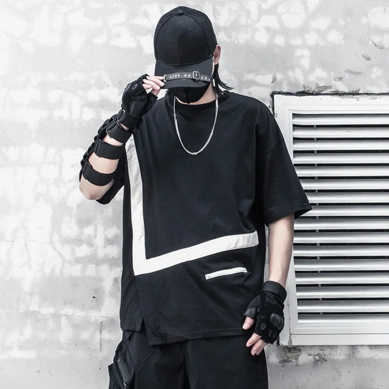 White Stripe Line T-Shirt