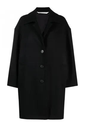 Womens Round Logo Coat